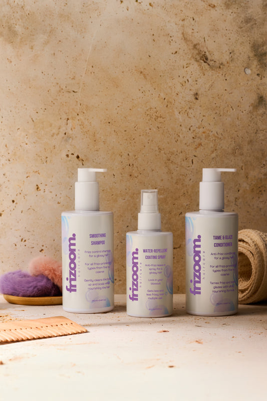 Avantajlı 3'lü Set - Elektriklenme Karşıtı Parlaklık Veren Şampuan, Krem ve Su İtici Kalkan Sprey